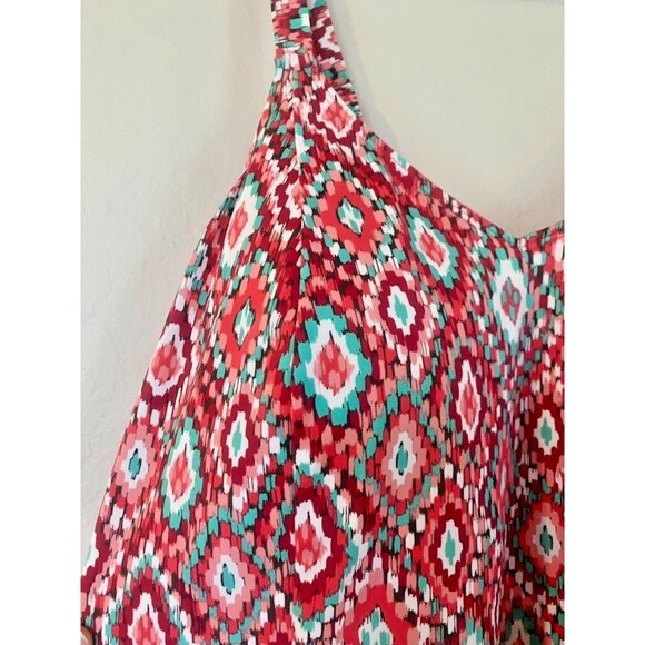 LOT-D & Co Beach Cover-Up AND Swimsuit Tankini Top & Swim Skirt Plus Sz 1X, 20W - Picture 15 of 16